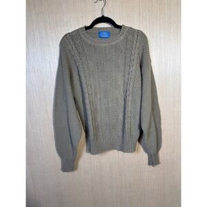 LOBO by Pendleton Womens Medium Knit Sweater Beige Made in USA